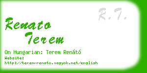 renato terem business card